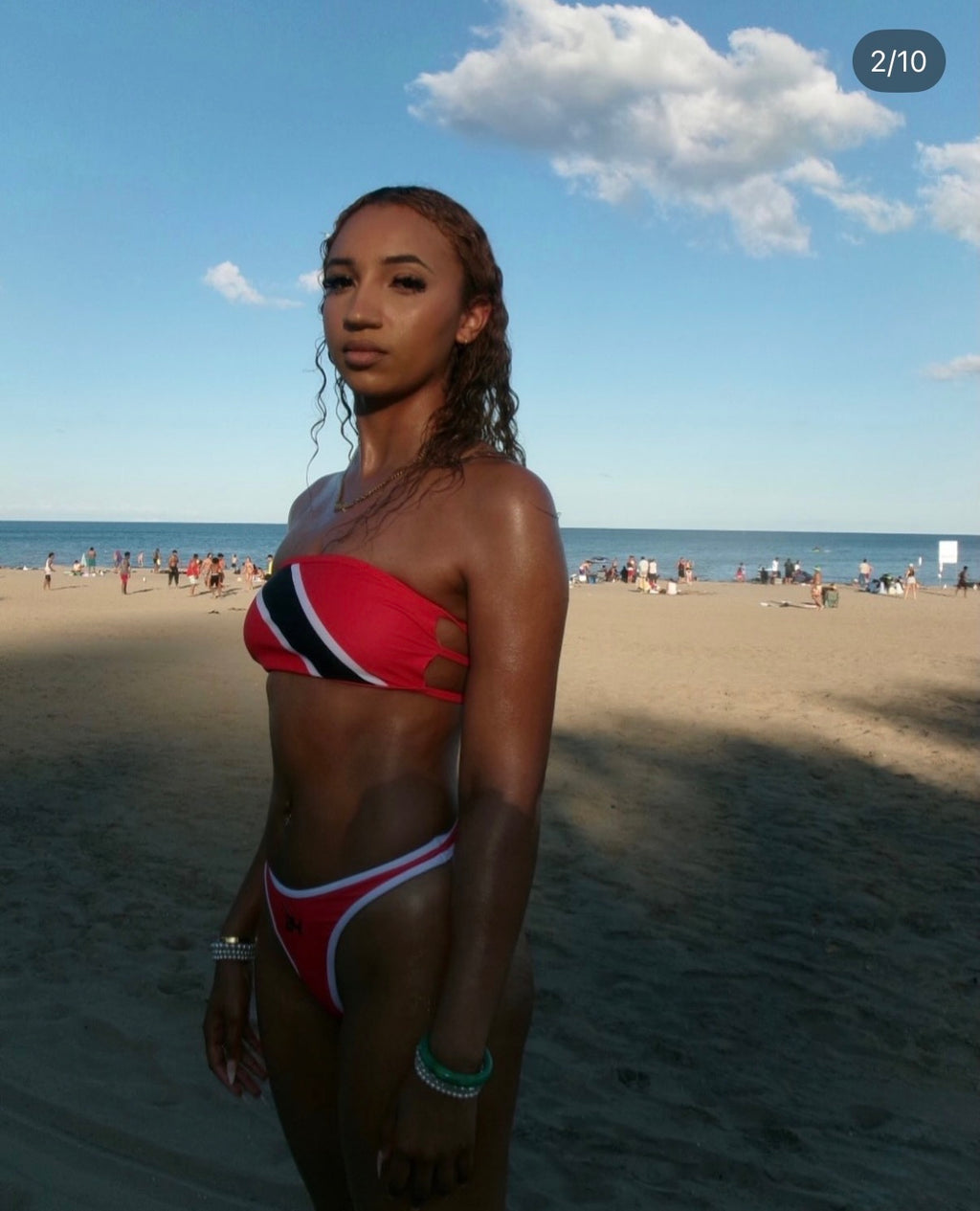 Trinidad Flag Cross Circuit Bikini