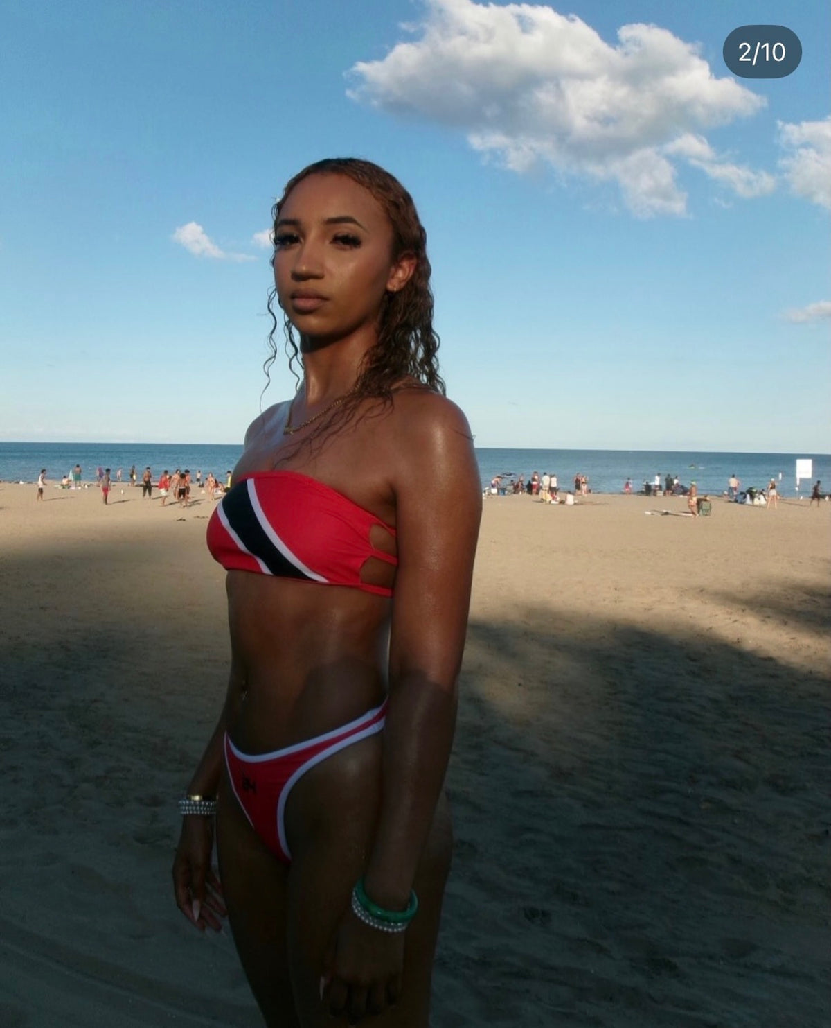 Trinidad Flag Cross Circuit Bikini