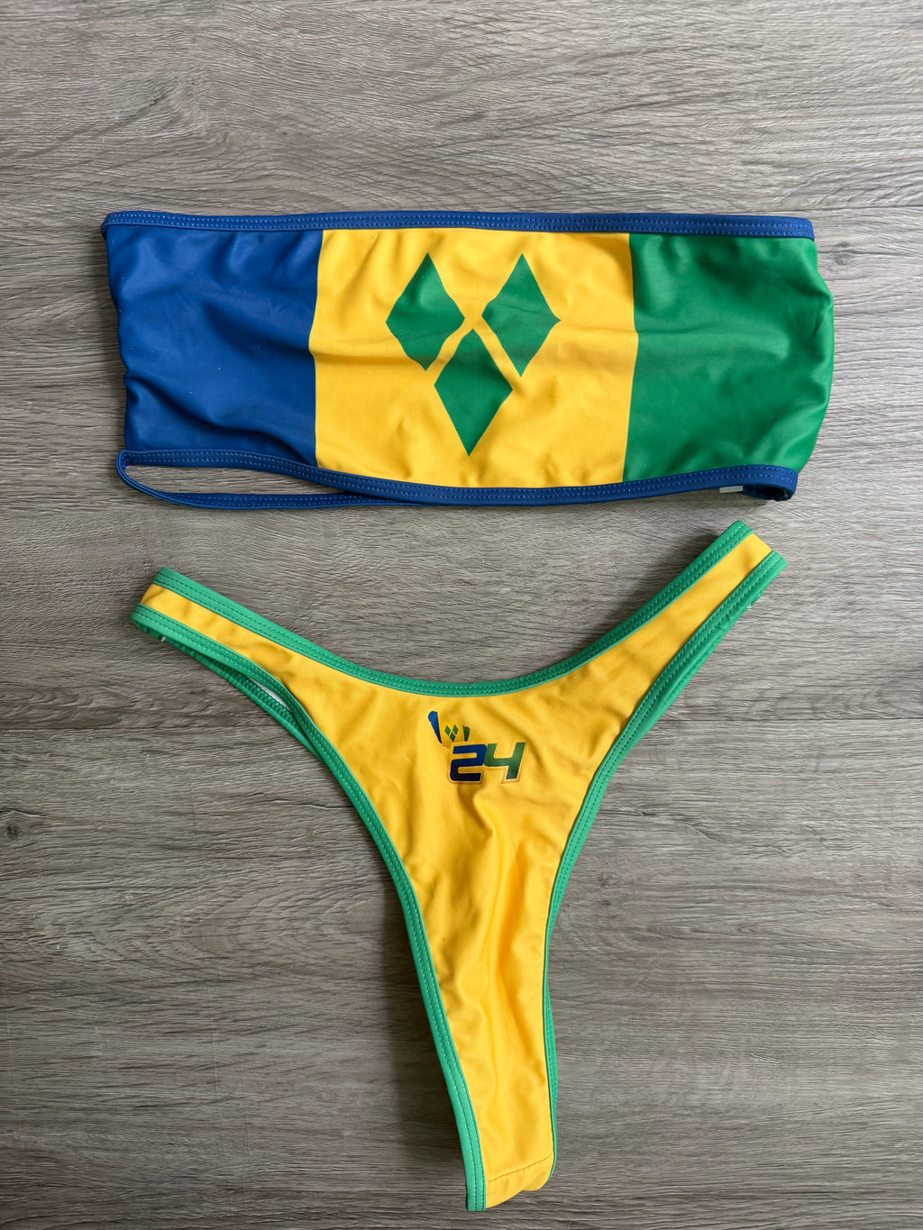St. Vincent Flag Cross Circuit Bikini