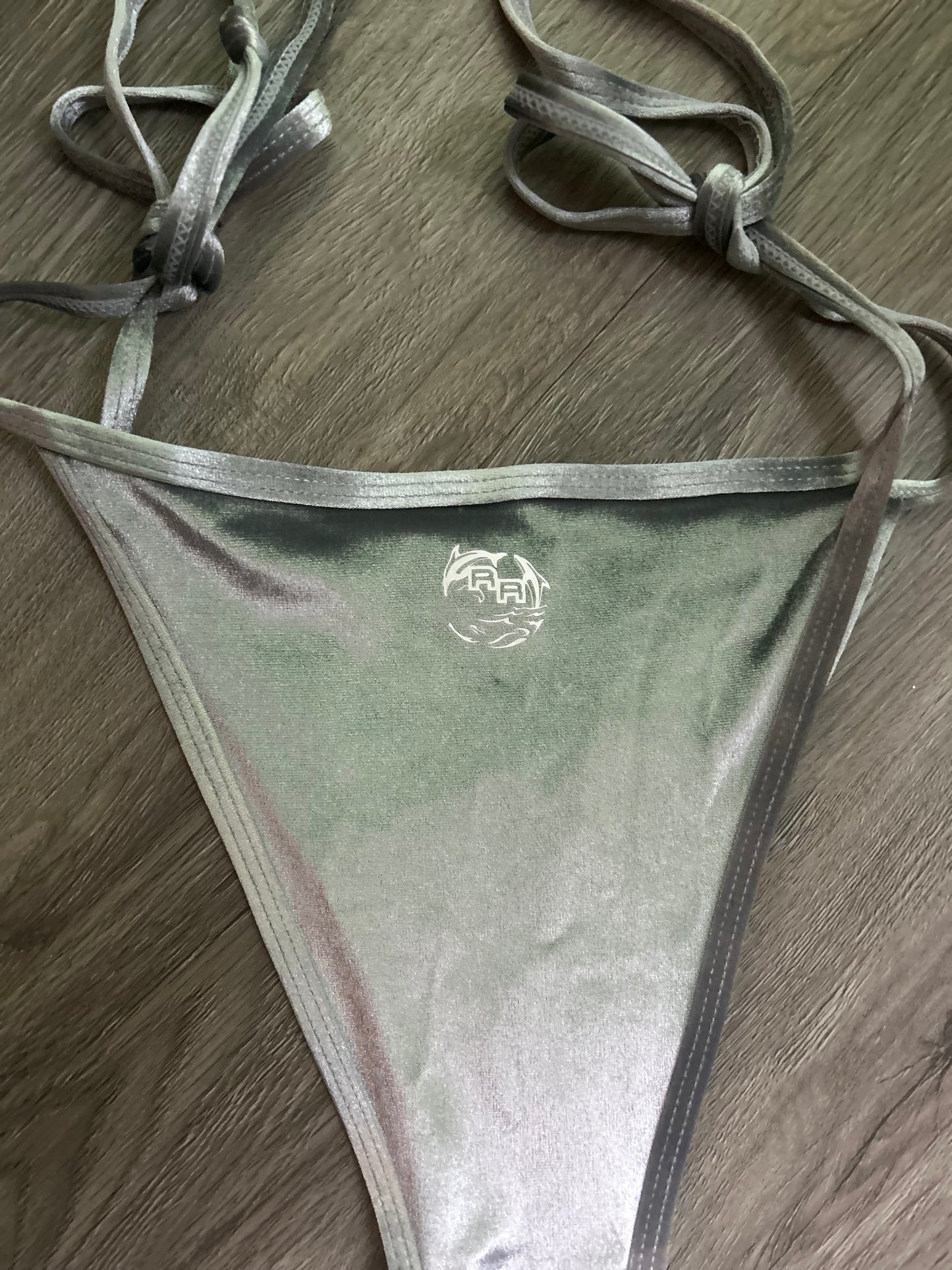 Silver Beach Bikini Top