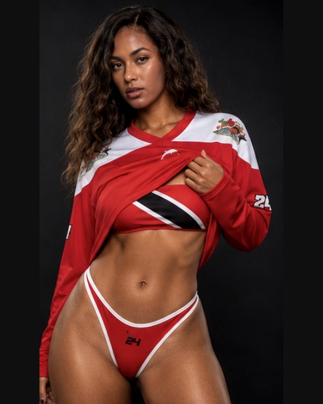Trinidad Flag Cross Circuit Bikini